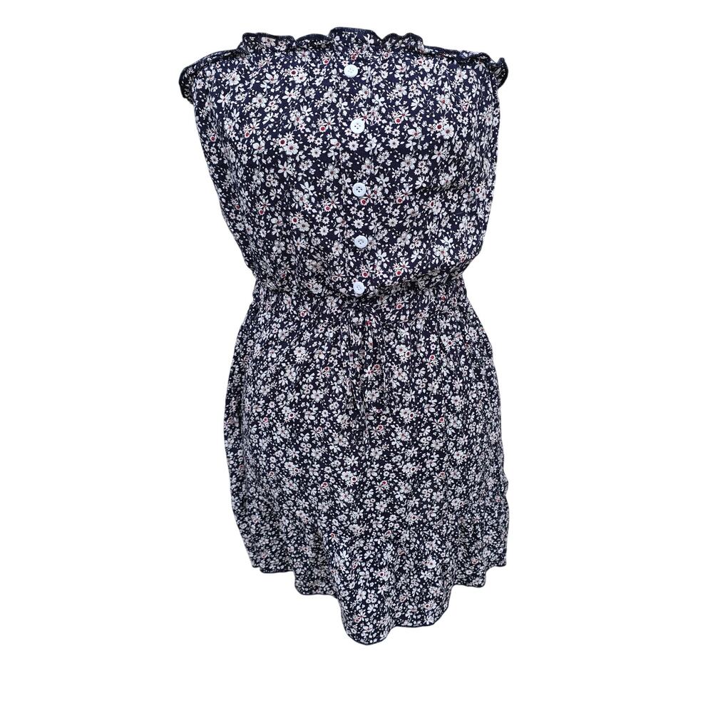 Coquette Cottage Floral Mini Dress Blue Size M Anna-Kaci California